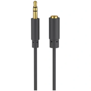 Goobay Headphone and audio AUX extension cable; 3.