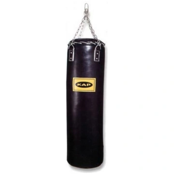 Boksa maiss nepiepildīts, PVC melns 40x180cm