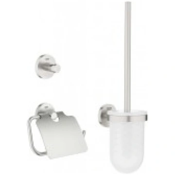 Aksesuāru komplekts Grohe Essentials, Supersteel 4