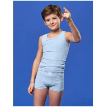 BOYS’ BOXERS LIGHT BLUE