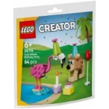 Lego 30715 Cute Animal Birthday Party Konstruktors
