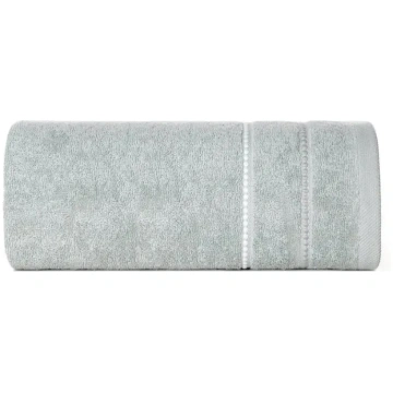 Ręcznik Suzi 50x90 srebrny 500 g/m2 frotte bawełni