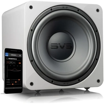 SVS SB-1000 PRO Piano Gloss White Aktīvais Sabvūfe