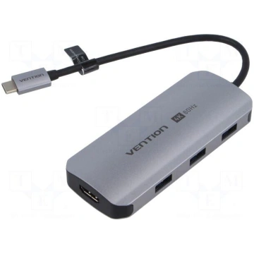 Hub USB | HDMI socket,USB A socket x3,USB C socket