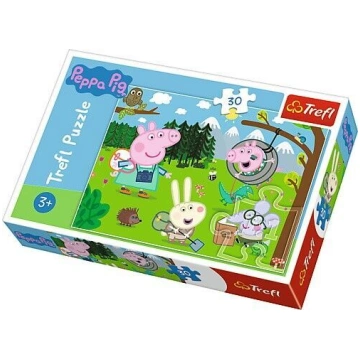 Puzle Trefl Peppa Pig, Forest expedition, 30 gab