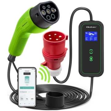 Pārnēsājams elektroauto lādētājs QOLTEC 52478 11 k