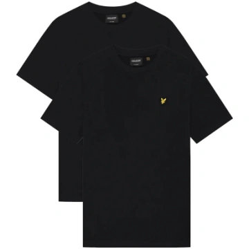 Lyle & Scott - 2-Pack Plain T-Shirt - izmērs 140-1