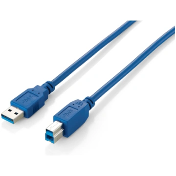 Equip USB 3.0 Type A to Type B Cable, 3.0m , Blue 