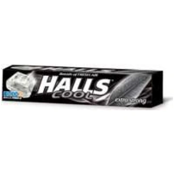 Ledenes HALLS Extra Strong (ekstra mentola) 33.5g