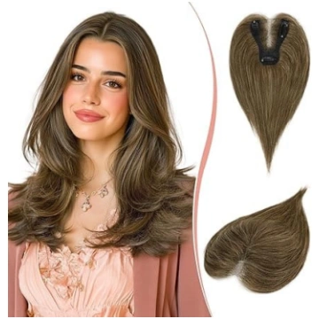 RUWISS Hair Toppers Īsti mati sievietēm Īsti mati