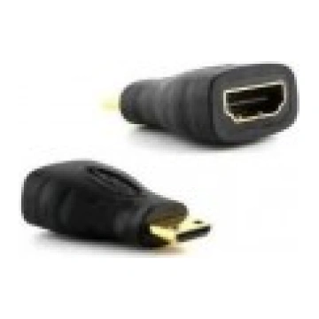 HDMI Female - mini HDMI Male adapteris (melns)