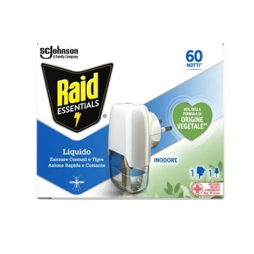 Raid Essentials Liquido Inodore - Diffusore Elettr