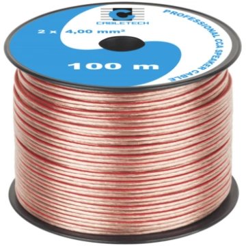 Akustiskais kabelis 2x4.0 mm²| CCA (Vara pārklājum