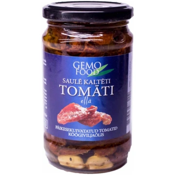 Saulē kaltēti tomāti eļļā "Gemo Food" 180g