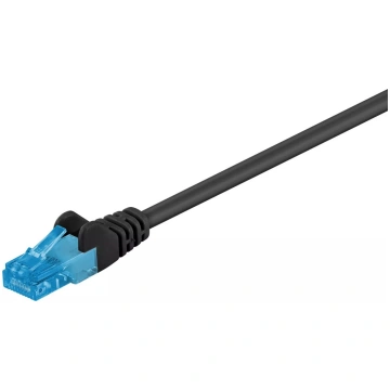 Goobay CAT 6A U/UTP patch kabelis melns 5m WENTRON