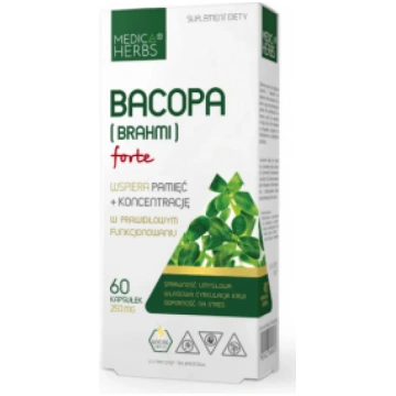 Bacopa Forte 500 mg Medica Herbs 60 caps