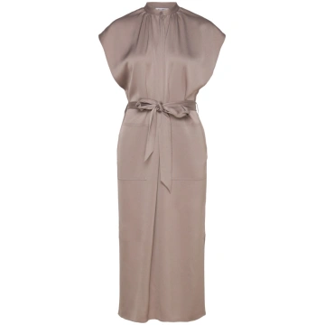 Filippa K - Belted Stand Collar Dress - izmērs 40
