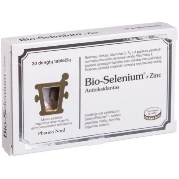 BioActive Selenium+Zink tab. N30 Pharma Nord