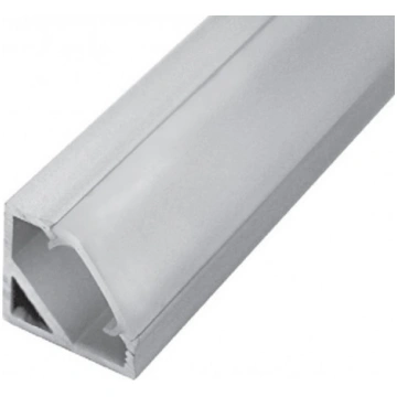 LED stūra profils CORNER 45', 2 metri, A-P/CO