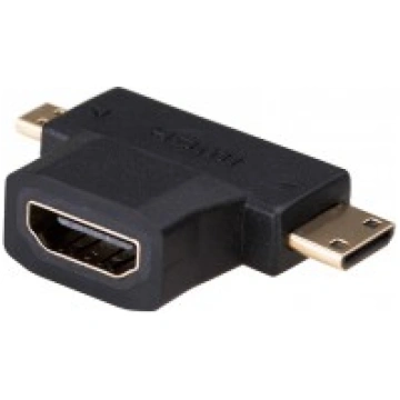 Akyga aдaптep HDMI-mini HDMI- micro HDMI AK-AD-23