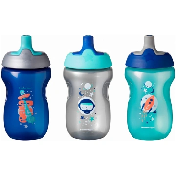 TOMMEE TIPPEE sporta pudeles, zēniem 12m+ 3x, 4471