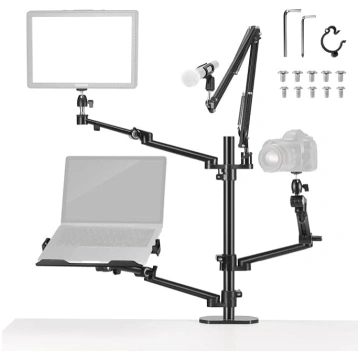 NEEWER DS007 Overhead Camera Tripod Table Mount Ri
