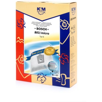 K&M Vacuum bags 4 pcs 1 filter B02/micro (B02/micr