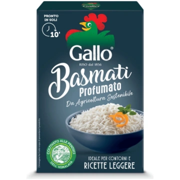Garie rīsi GALLO Basmati Profumato, 500g