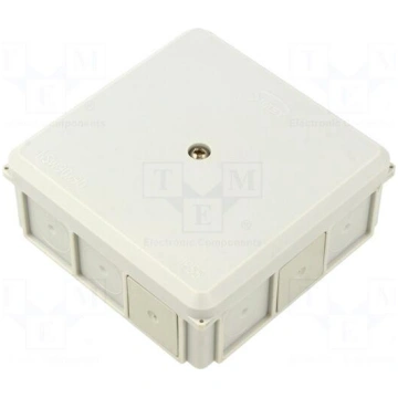 Enclosure: junction box | X: 90mm | Y: 90mm | Z: 3