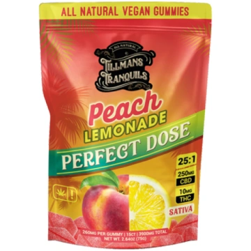 Peach Lemonade 25:1 THC Gummies Tillman's Tra
