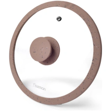 Stikla vāks ARCADES 20 cm, brūns Fissman 9922