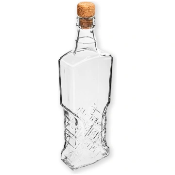500ml stikla pudele ar korķi