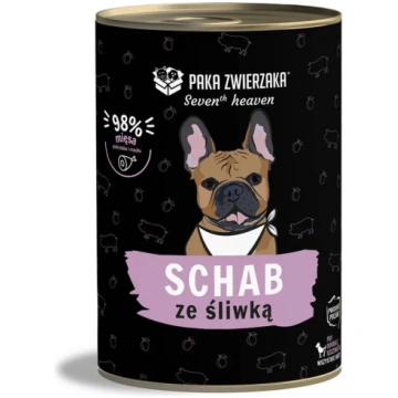 Paka Zwierzaka Mokra karma schab ze sliwka (Pork P