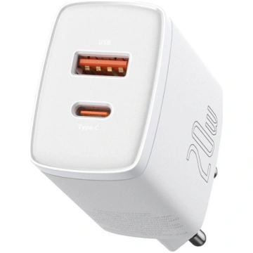 Telefona lādētājs Baseus Compact, USB Type C/USB T