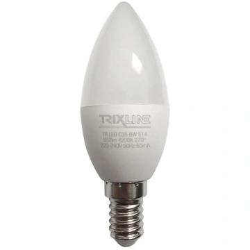 LED Spuldze C35 E14/6W/230V 4200K Baterie Centrum