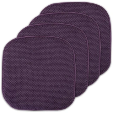 Sweet Home Collection 4 Pack Memory Foam Honeycomb