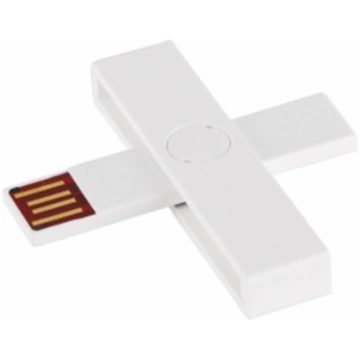 ID karšu lasītājs +ID eID/Smart Card White USB 474