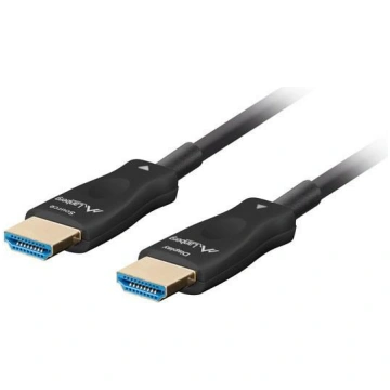 HDMI CABLE M/M V2.1 80M 8K BLACK OPTICAL AOC LANBE
