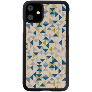 MAN&WOOD SmartPhone case iPhone 11 blue triangle b