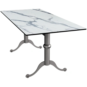 Caesar Long Table - Rectangular Top Compact HPL 12