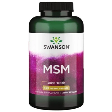 MSM - locītavām - 500 mg - N250 - Swanson