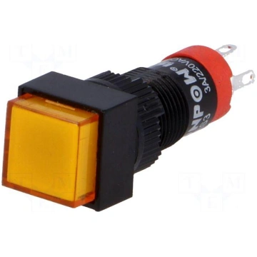 Switch: push-button | Pos: 2 | SPDT | 0.5A/250VAC 