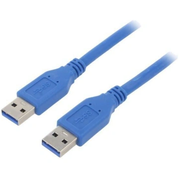 Cable; USB 3.0; USB A plug,both sides; nickel plat