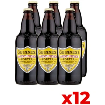 Guinness West Indies Porter 50cl - Cassa da 12 Bot