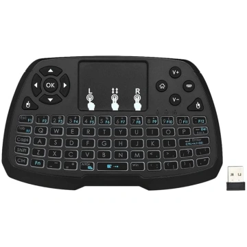Docooler 2,4GHz bezvadu tastatūra ar skārienpalikt