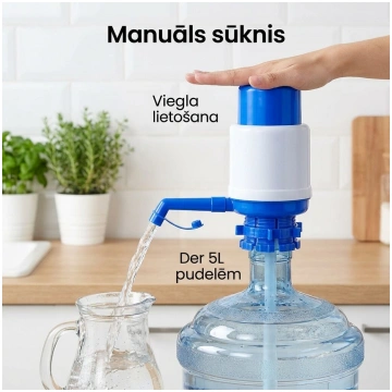 Universāls Manuālais Ūdens Pumpis Lielām un Mazām 