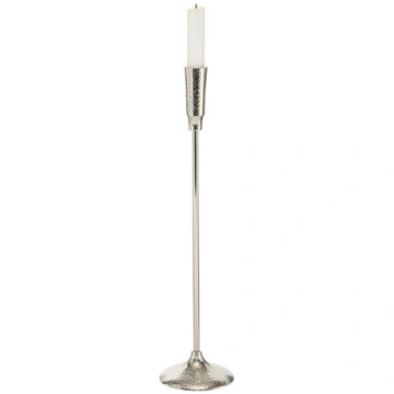 Svečturis alum. Ludmille H41cm sudraba (1) L