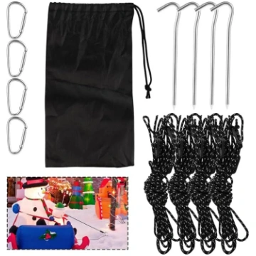 lasuroa Pack of 4 Lashing Stakes, telts naglas, vi