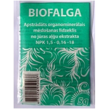 Organominerālais mēslojums Biofalga - jūras aļģu e
