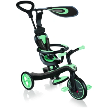 Trīsritenis Globber Explorer 4 in 1, zaļa krās